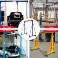 thumbnail image 7 of Adjustable Gantry Crane, 5000LBS Capacity Shop Lift Hoist Rated, Portable Design with 360°Locking Wheels,Gantry Crane Adjustable Height from93.3" to 140.5" fit for Workshop,Garage, 7 of 7