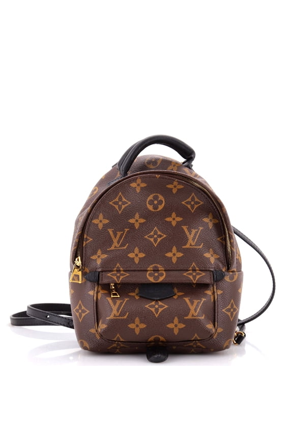 Pre-Owned Palm Springs Backpack Monogram Canvas Mini By Rebag