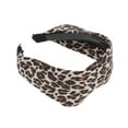 thumbnail image 5 of Unique Bargains 1 Pc Cute Leopard Print Wide Side Headbands for Women Brown, 5 of 6