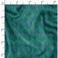 thumbnail image 6 of Soimoi Poly Taffeta Green Fabric By the Yard - 56 Inch Wide - African Tribal Material - Artistic and Modern Patterns for Various Uses Printed Fabric, 6 of 6