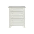 thumbnail image 2 of Centennial Medford 5-Drawer Traditional Wood Chest in White Finish, 2 of 2