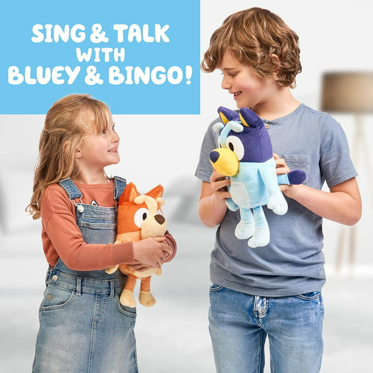  Bluey - 12 Talking Bingo Plush - Interactive - Sing