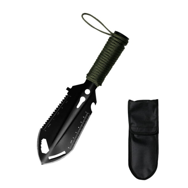en 1 Mochila Camping Camping Pala Pala Multitool Pequeña pala de mano para cavar Jardinería Senderismo Al aire libre