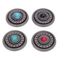 thumbnail image 1 of Clothes Button, Retro Button 30mm Exquisite 4 Pcs  for Headbands, 1 of 7