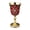 golden red, variant on Wine Glass Cups Metal Shot Glass Exquisitedly Crystal Accented Medieval Goblets For And Celebration