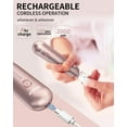 thumbnail image 6 of Banral Cordless Manicure Pedicure Kit for feet,20000 RPM Professional Nail Grinder for Senior Thick Toenail,5 Speeds for Hand Feet Care, 6 of 9