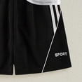 thumbnail image 6 of HCNTES Boys Loose Athletic Short-Sleeve Shirt and Active Shorts Set 4T 5T 6T 7T 8T 9T 10T 11T Kids Summer Outfit Little Boys Big Boys World Cup Clothing Set(D01-White,15-16 Years), 6 of 7