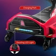 thumbnail image 2 of Emorefun 12V Battery Powered Drift Car, Low-Power Alarm, Load up to 110Lbs, for 6+ Years, Red, 2 of 6
