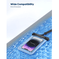 thumbnail image 5 of Waterproof Phone Bags - [2-Pack] [Easy Lock & Durable] IPX8 waterproof dry phone bags, suitable for beach and swimming, protect 4-7 inch phones., 5 of 7