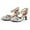 Silver, variant on Christmas Gifts SHENGXINY New Latin Dance Shoes Modern Women Ballroom Tango Girls Ladies Heels with Softsole Sequins Cloth Dropshipping