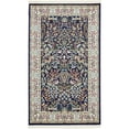 thumbnail image 1 of Unique Loom Narenj Tapis de Chasse Texturé 3' x 5' Rectangle Bleu Marine/tan, 1 of 1