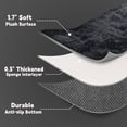 thumbnail image 5 of ZENELESS 10'x14' Black Plush Shaggy Rug,Extra Large Soft Indoor Modern Fluffy Carpet for Stylish Home Decor, 5 of 8