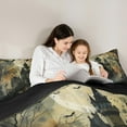 thumbnail image 5 of jejeloiu Retro Haunted House Full Size Comforter Sets,Halloween Bats Bedding Comforter Set,Horror Theme Bedding Sets For Teems,Microfiber Bedroom Decor Reversible,3-Piece, 5 of 8