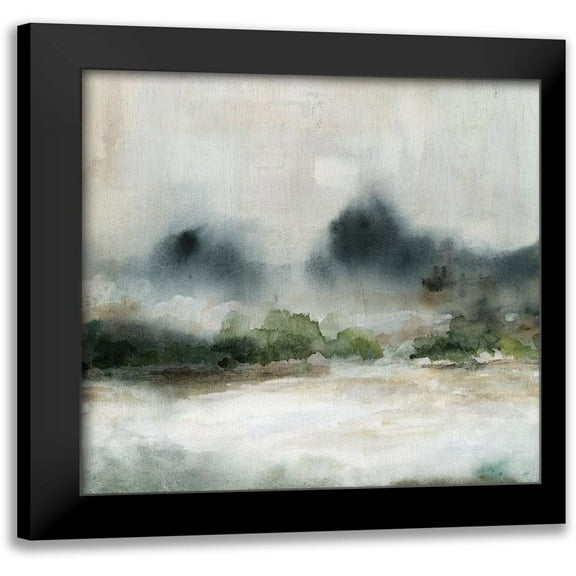 Robinson, Carol 12x12 Black Modern Framed Museum Art Print Titled - Textured Rain II
