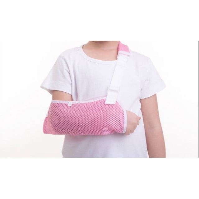 EcoNesxp Children's Arm Sling Safe and Secure Pink Children's Mesh Shoulder Holder
