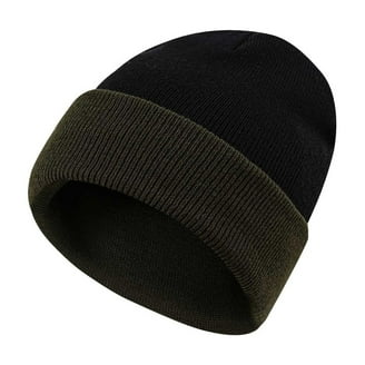 C.C Unisex Winter Thick Knit Plain Cuff Skull Cap Beanie Hat, Hot