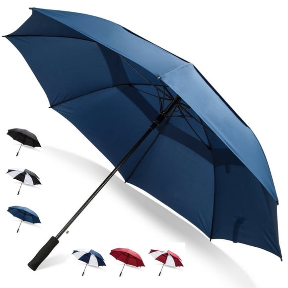 Parapluie de Golf 62 Pouces (Bleu, Lot de 1) Parapluie de Soleil Parapluie de Sport Ombre Articles de Golf Parapluie de Pluie Auvent Parapluie Grands Parapluies de Mariage Parapluie Bleu