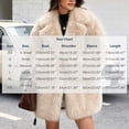 thumbnail image 3 of Ayolanni Women's Faux Fur Coat Open Front Lapel Long Sleeve Jackets Fuzzy Warm Winter Outerwear with Pockets Wine XL, 3 of 6