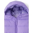 thumbnail image 3 of The Children's Place Baby Toddler Girls Winter Hooded Puffer Jacket, Sizes 12M-5T, 3 of 3
