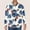 White, variant on Aueoeo Dress Shirt For Men Loose Fits Floral Printed Shirt Long Sleeve Hawaiian Shackets Button Up Shirt Lightweight Top Black S