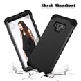thumbnail image 5 of JTCASES for Samsung Galaxy Note 9 Case, Drop Resistant Corners, Wireless Charging, Heavy Duty Shockproof Hybrid Hard PC Bumper, Camera Protection, Skin-feel Anti-scratch Tough Cover, Black, 5 of 9