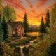 thumbnail image 1 of 5D DIY Taladro Diamante Pintura Campo Paisaje Kit Del, 1 of 9