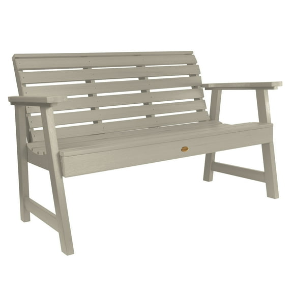 highwoodÂ® Eco-Friendly Recycled Plastic Weatherly Garden Bench, 4'