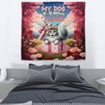 thumbnail image 3 of My Cat is My Valentine Cute Maine Coon in Gift Box Tapestry Cat Lover Kitten Owner Gifts Wall Hanging Backdrop Home Decor - 3006, 3 of 5