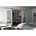 thumbnail image 2 of Wood & Hart 37" Reflex Mirror Barn Door, 2 of 5