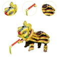 thumbnail image 6 of Dualoai Chinese New Year Marionette Lion Toy, Spring Festival Decor Toy w/ Strings & Rod Yellow Black, 6 of 9