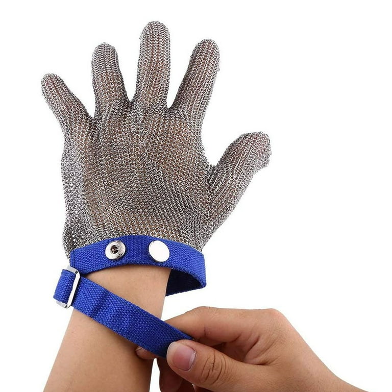 Stainless Steel Work Gloves Cut Resistant Wire Metal Mesh Anti Cut