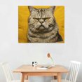 thumbnail image 2 of Orinice Cute Cat Fine Art Aesthetic Poster & Print Wall Painting for Home Decor, Canvas Print Living Room Bedroom Office Wall Decor, Set of Pictures 16x12in, 2 of 6