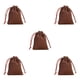 thumbnail image 1 of Minnieouse Bolsa de joyería Bolsas pequeñas con cordón Anillos Embalaje Golosinas Regalos de fiesta de boda móviles Bolsas dibujables Café-8 Type2 NO2, 1 of 6