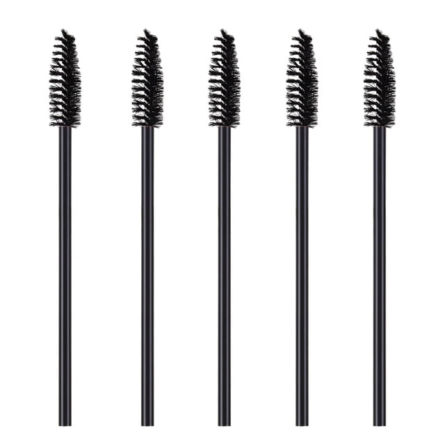 Cepillo de pestañas desechable, herramienta de belleza portátil, cepillo de maquillaje, 50 cepillos para pestañas