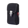 thumbnail image 2 of Fiudx Riñonera Multifuncional para Hombre, Funda de Lona Resistente para Teléfono, Correa de Hombro Ajustable, Diseño Compacto, Ideal para Deportes Al Aire Libre y Senderismo, Ideal para Papás y Espo, 2 of 3