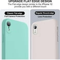 thumbnail image 3 of TEMOGU-Compatible with iPhone XR Case, Upgraded Liquid Silicone with [Flat Edges] [Camera Protection] [Soft Anti-Scratch Microfiber Lining] Phone Case for iPhone 10 XR 6.1 inch - Sea Blue, 3 of 4