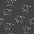 thumbnail image 1 of Ahgly Company Indoor Square Patterned Charcoal Black Area Rugs, 7' Square, 1 of 6