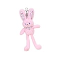 thumbnail image 1 of Llavero de peluche de conejo para mochila, colgante para bolso o recuerdo de fiesta. Rosa, 1 of 9