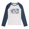 thumbnail image 1 of Animal - Camiseta Brady Garra de Orgánica de Manga Larga para Niños/Niñas (Azul, Blanco), 1 of 1