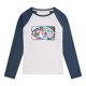 thumbnail image 1 of Animal - Camiseta Brady Garra de Orgánica de Manga Larga para Niños/Niñas (Azul, Blanco), 1 of 1