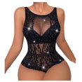 thumbnail image 2 of uublik Valentines Lingerie Set for Women Plus Size Babydoll Bodysuit Sexy Naughty Lace, 2 of 5