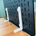 thumbnail image 1 of LOLIPPYY 2Pcs Standing Pegboard Display White Iron for Desk Accessories Home Use, 1 of 8