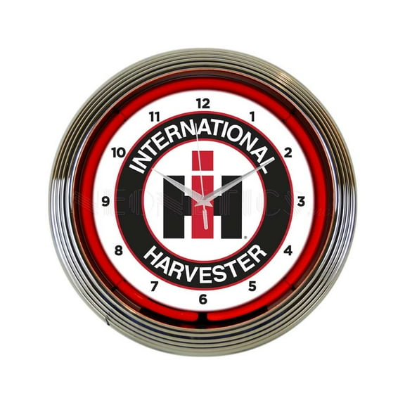 International Harvester Neon Clock