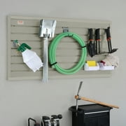 SKYSHALO Slatwall Panels Garage Storage Panel Organizer 1' H x 4' W Gray Set of 2