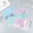 thumbnail image 3 of Carpeta de almacenamiento de papelería Kawaii, carpeta de archivos impermeable, carpetas organizadoras de archivos con cremallera de alta capacidad, 3 of 3