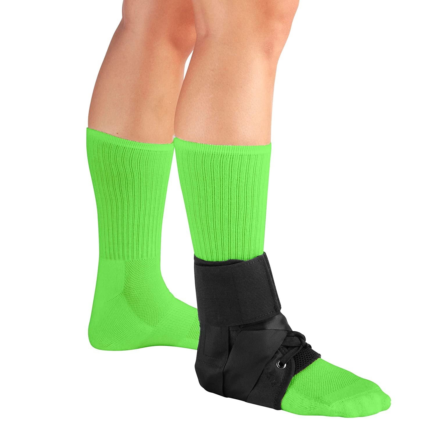 All Sport Ankle Brace Lace Up Foot Stabilizer with Adjustable Elastic