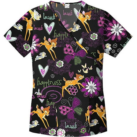 Bambi Happiness Mock Wrap Top