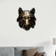 thumbnail image 4 of Busto de animal 3D para decorar la pared, ideal para decorar el dormitorio y la sala de estar. Bronce, 4 of 9