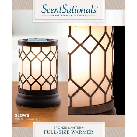 ScentSationals Full-Size Wax Warmer, Bronze Lantern