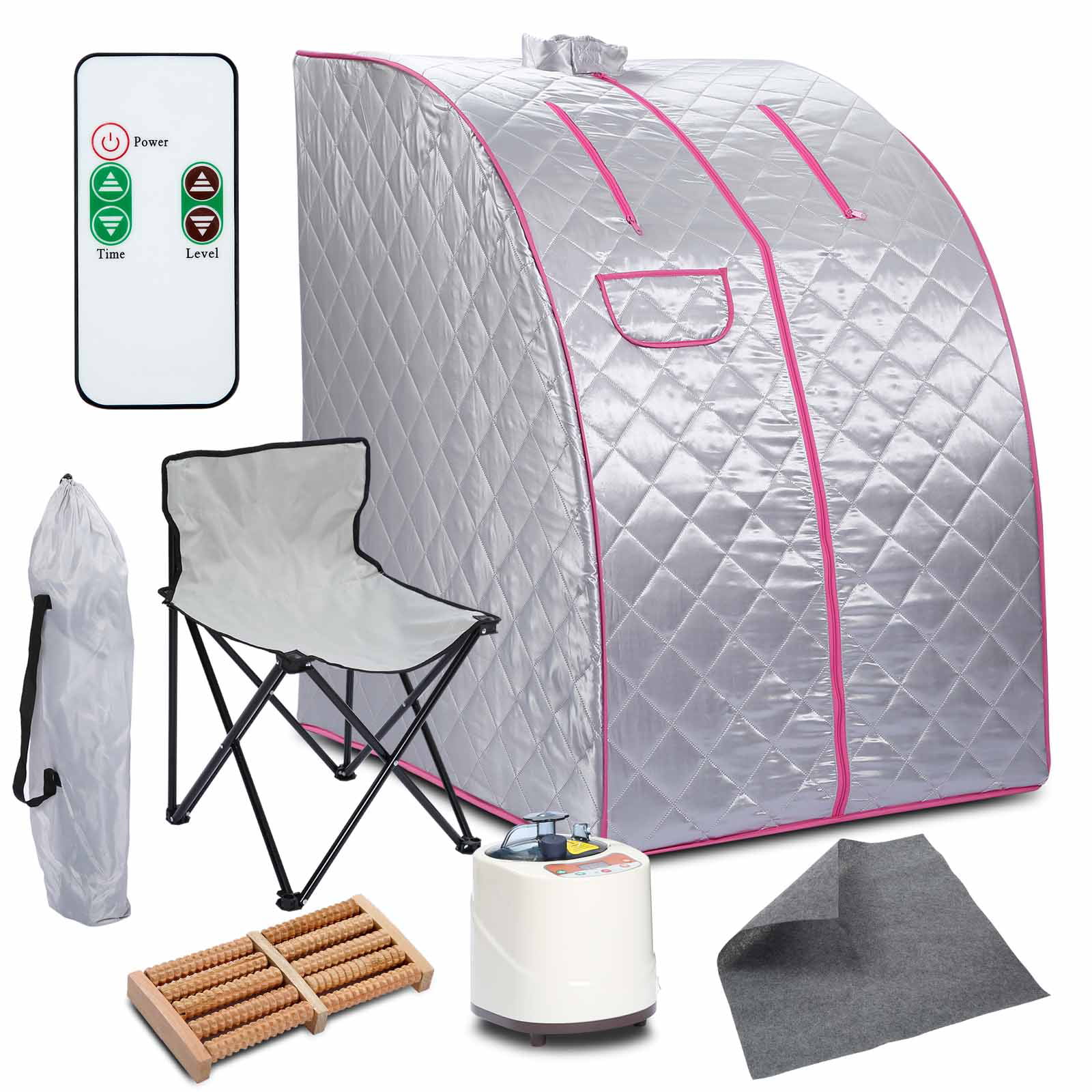 Details about   NEW 2L portable home Steam Sauna Spa tent folding Silver 